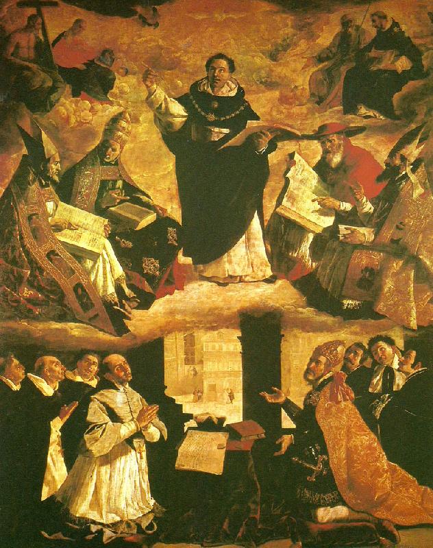 the apotheosis of st, Francisco de Zurbaran